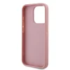  iPhone 15 Pro Max Pink Karl Lagerfeld Wrinkled PU Signature Logo tok - 5