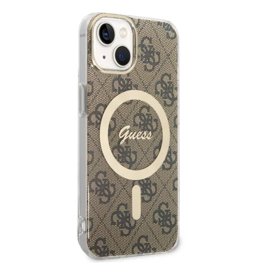 Guess IML 4G MagSafe tok iPhone 13-hoz, Barna - 3