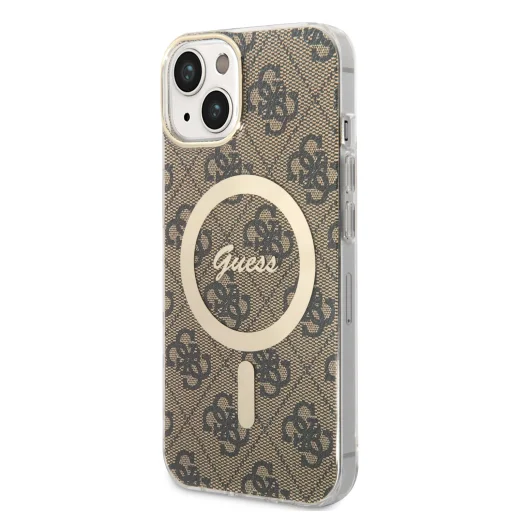 Guess IML 4G MagSafe tok iPhone 13-hoz, Barna - 1
