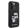 iPhone 14 Pro Karl Lagerfeld PU Saffiano Karl és Choupette NFT tok fekete (KLHCP14LSANKCPK) thumbnail
