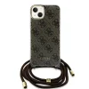Guess IML 4G Printed Crossbody Strap tok iPhone 15 Barna thumbnail