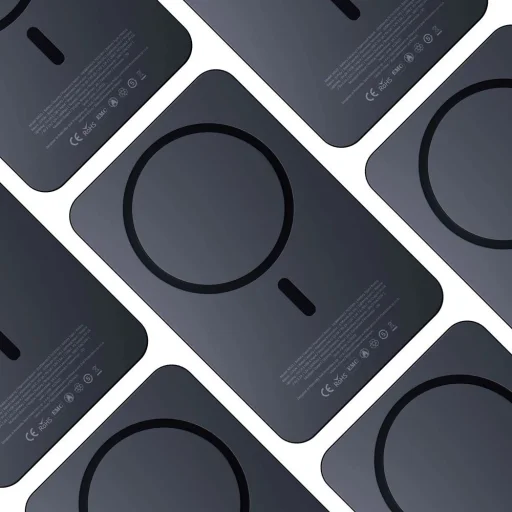 Powerbank 3mk MagSynergy 10000 mAh indukciós MagSafe - fekete - 12