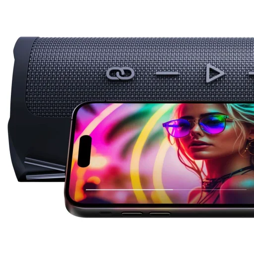 Accessories - 3mk Fuego Black Bluetooth Hangszóró - 9