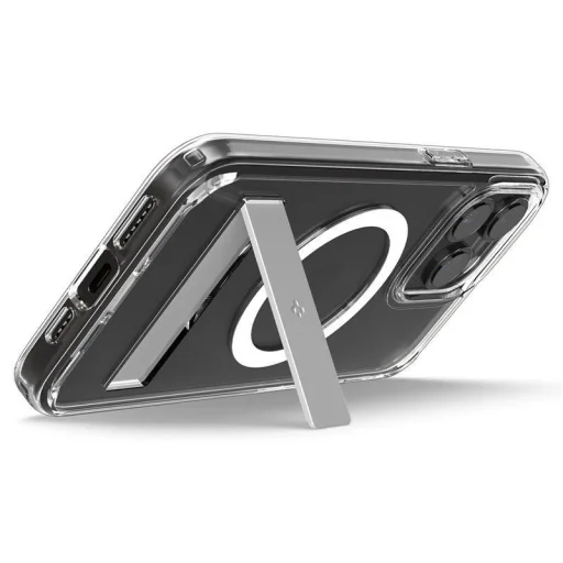 Spigen Ultra Hybrid S MagSafe tok állvánnyal iPhone 15 Pro - átlátszó - 8