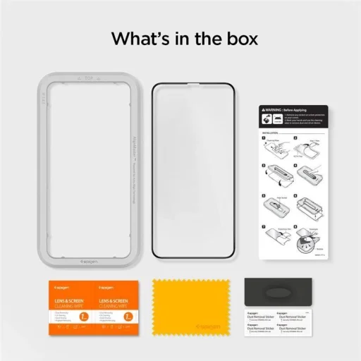 TEMPERED GLASS Spigen ALM GLASS FC IPHONE 11 PRO MAX FEKETE üvegfólia - 13