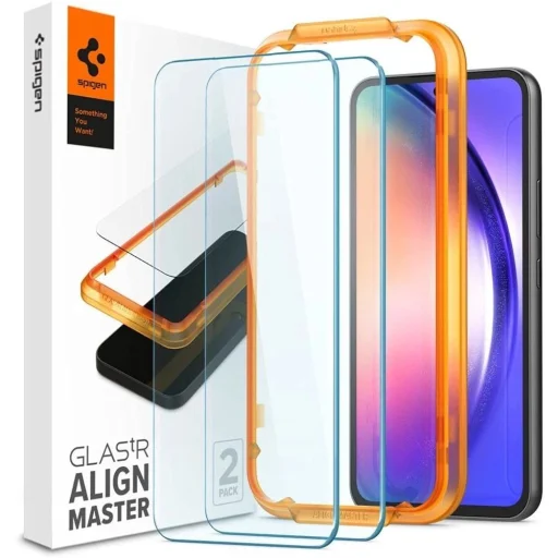 TEMPERED GLASS Spigen ALM GLAS.TR 2-PACK GALAXY A54 5G CLEAR üvegfólia - 1