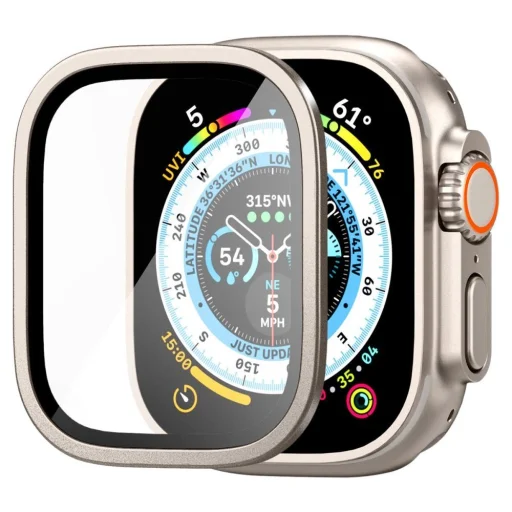 Edzett üveg Spigen GLAS.TR SLIM PRO Apple Watch ULTRA 1/2/3 (49 MM) TITÁNIUM üvegfólia - 10