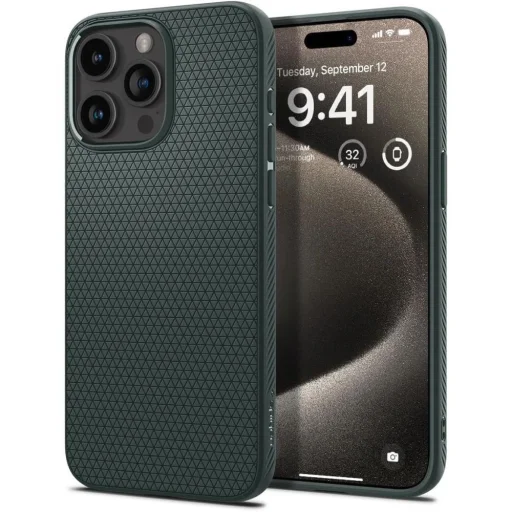 Spigen LIQUID AIR IPHONE 15 PRO MAX ABYSS GREEN tok - 1