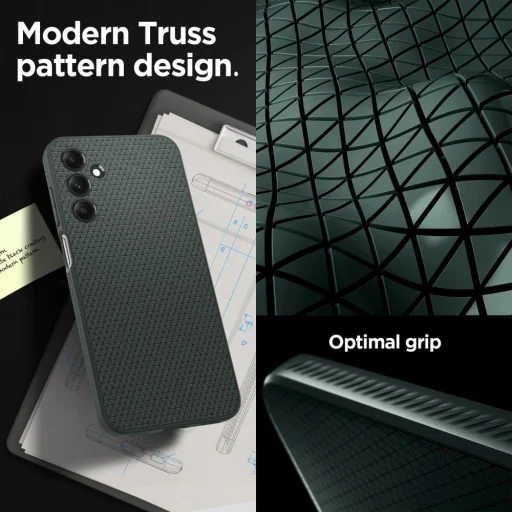 Spigen Liquid Air tok Samsung Galaxy A15 4G / 5G - sötétzöld - 12