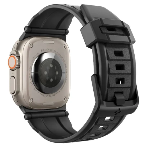 Spigen Rugged Band Apple Watch 4/5/6/7/8/9/SE/Ultra 1/2 (42/44/45/49mm) - matt fekete - 6