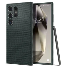 Puzdro Spigen Liquid Air pre Samsung Galaxy S24 Ultra - tmavozelené
