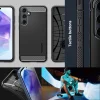 Spigen Rugged Armor tok Samsung Galaxy A55 5G - matt fekete thumbnail