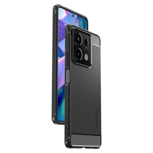 Spigen Rugged Armor tok Xiaomi Redmi Note 13 5G - matt fekete - 8