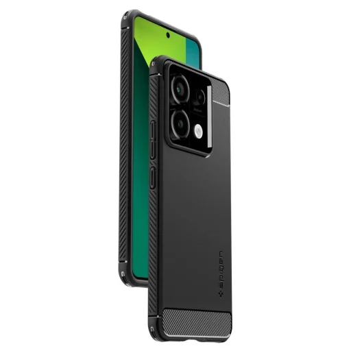 Spigen Rugged Armor tok Xiaomi Redmi Note 13 Pro 5G / POCO X6 5G - matt fekete - 8