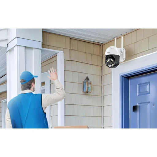 IP Kültéri Kamera ZOSI C296 WiFi Pan Tilt 8MP Kettős IP66 32GB microSD kártyával - 2