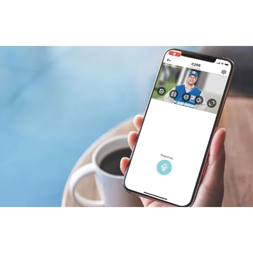 IP Kültéri Kamera ZOSI C296 WiFi Pan Tilt 8MP Kettős IP66 32GB microSD kártyával - 6