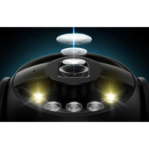 IP Kültéri Kamera ZOSI C296 WiFi Pan Tilt 8MP Kettős IP66 32GB microSD kártyával - 7