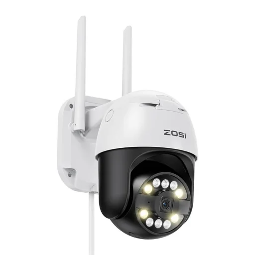 IP Kültéri Kamera ZOSI C296 WiFi Pan Tilt 8MP Kettős IP66 32GB microSD kártyával - 1