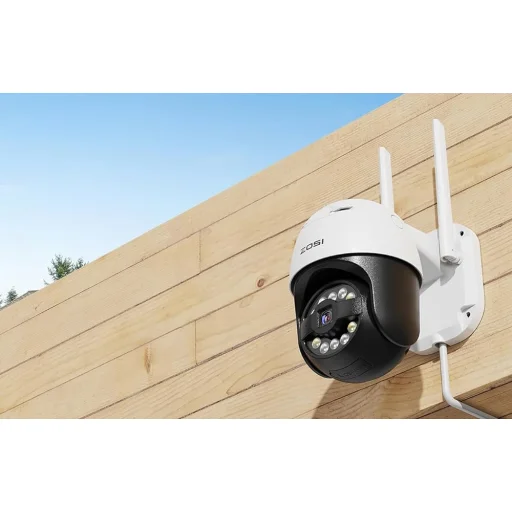 IP kültéri kamera ZOSI C296 WiFi Pan Tilt 5MP IP66 32GB microSD kártyával - 2