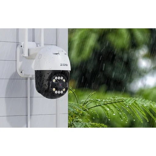 IP kültéri kamera ZOSI C296 WiFi Pan Tilt 5MP IP66 32GB microSD kártyával - 5