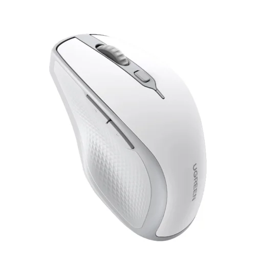 Ugreen MU101 ergonomikus vezeték nélküli egér Bluetooth / 2.4 GHz - fehér - 1