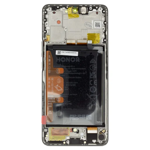 LCD kijelző + Érintőegység + Előlap Honor Magic6 Lite Napkelte Narancs (Szervizcsomag) - 2