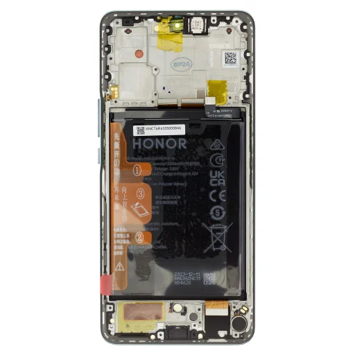 LCD Kijelző + Érintőegység + Előlap Honor Magic6 Lite Smaragd Zöld (Szervízcsomag) - 2