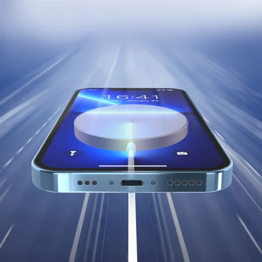 Choetech mágneses vezeték nélküli töltő 15W MagSafe iPhone 12/13/14 arany (T518-F-GO) - 3