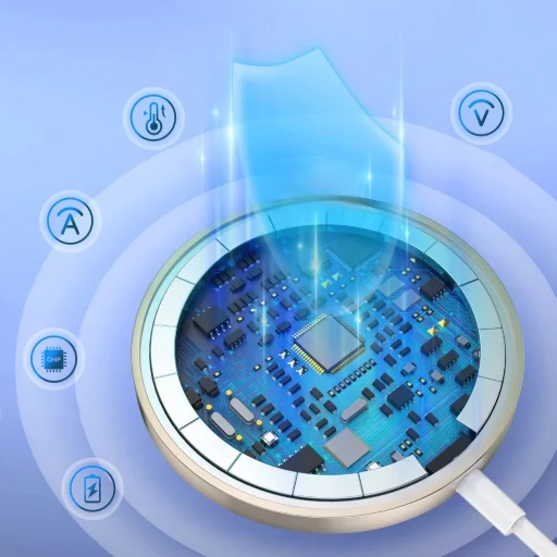 Choetech mágneses vezeték nélküli töltő 15W MagSafe iPhone 12/13/14 arany (T518-F-GO) - 8