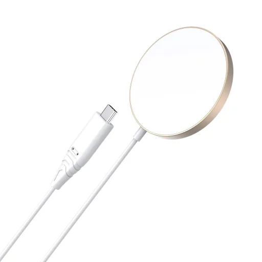 Choetech mágneses vezeték nélküli töltő 15W MagSafe iPhone 12/13/14 arany (T518-F-GO) - 1