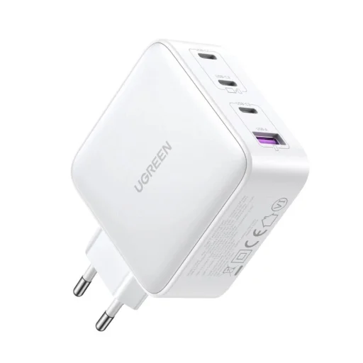 Gyors tölő GaN 3xUSB C / USB 100W PPS Ugreen CD226 - fehér - 3