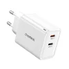 Choetech PD6013 2x USB-C PD 65W GaN fali töltő - fehér - 2