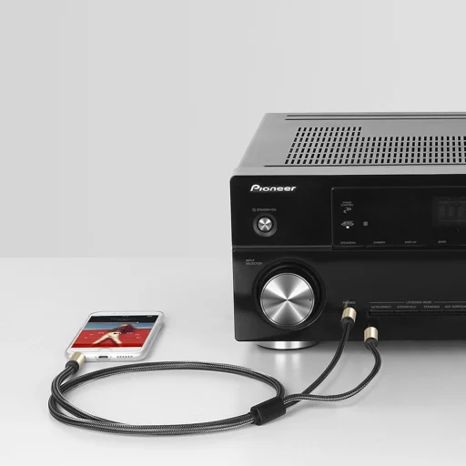 Ugreen kábel audio kábel mini jack 3.5 mm - 2 x jack 6.35 mm 1m szürke (AV126) - 4