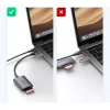 Ugreen CM401 USB C 5Gb/s SD/TF kártyaolvasó - szürke - 2