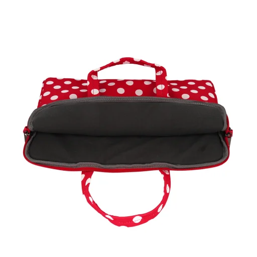 Wonder Briefcase Laptop 17 hüvelykes piros pöttyös - 5