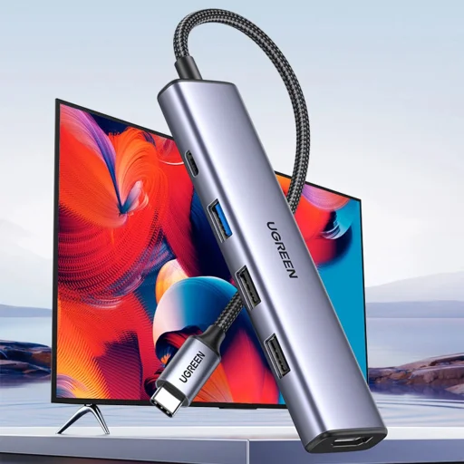 Ugreen CM478 multifunkcionális adapter - szürke - 2