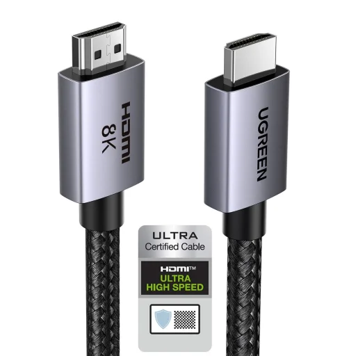 Ugreen HD171 25908 HDMI 2.1 8K kábel tanúsított, 1 m - szürke - 4