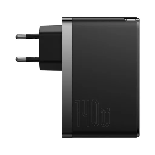 Baseus GaN5 Pro gyors töltő 2xUSB-C + USB 140W EU fekete (CCGP100201) - 2