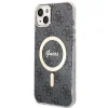 Set Guess GUBPP14SH4EACSK tok és töltő iPhone 14 6.1" fekete/fekete kemény tok 4G Print MagSafe - 2