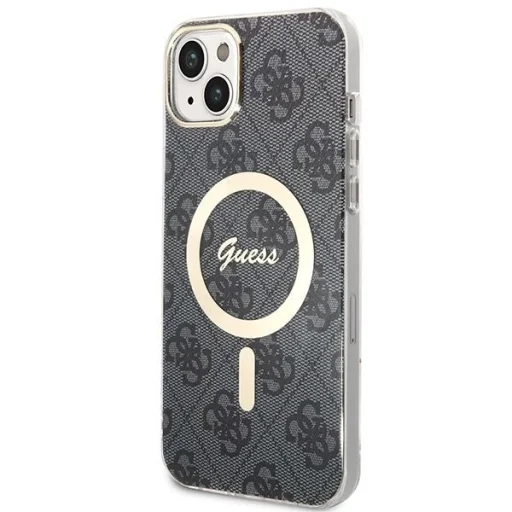 Set Guess GUBPP14SH4EACSK tok és töltő iPhone 14 6.1" fekete/fekete kemény tok 4G Print MagSafe - 2