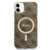 Set Guess GUBPN61H4EACSW tok + töltő iPhone 11 6.1" barna/barna kemény tok 4G Print MagSafe thumbnail