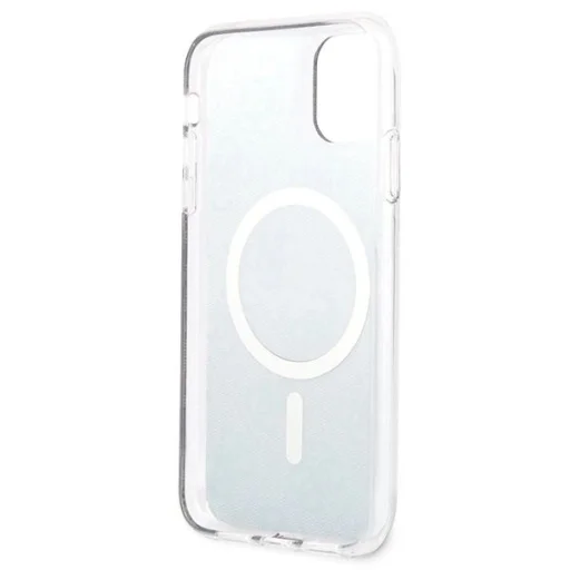 Set Guess GUBPN61H4EACSK tok+Töltő iPhone 11 6.1" fekete/fekete kemény tok 4G Mintás MagSafe - 7