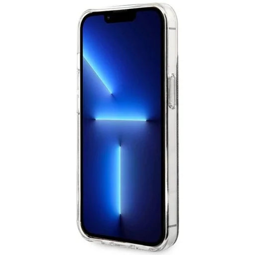 Guess GUBPP13LH4EACSW tok és töltő iPhone 13 Pro barna/barna keménytok 4G Print MagSafe - 5