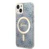 Guess GUBPP14MH4EACSB tok+ töltő iPhone 14 Plus 6.7" kék/kék kemény tok 4G Print MagSafe - 2