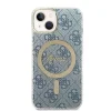 Guess GUBPP14MH4EACSB tok+ töltő iPhone 14 Plus 6.7" kék/kék kemény tok 4G Print MagSafe - 3