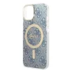 Guess GUBPP14MH4EACSB tok+ töltő iPhone 14 Plus 6.7" kék/kék kemény tok 4G Print MagSafe - 6