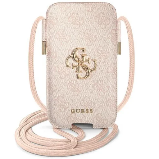 Guess Tok GUPHL4GMGPI 6,7" rózsaszín pink kemény tok 4G Big Metal Logo - 1