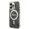 Set Guess GUBPP13LH4EACSK tok+ Töltő iPhone 13 Pro fekete/fekete kemény tok 4G Print MagSafe - 2