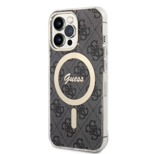Guess GUBPP13XH4EACSK szett tok és töltő iPhone 13 Pro Max fekete/fekete tok 4G Print MagSafe - 2