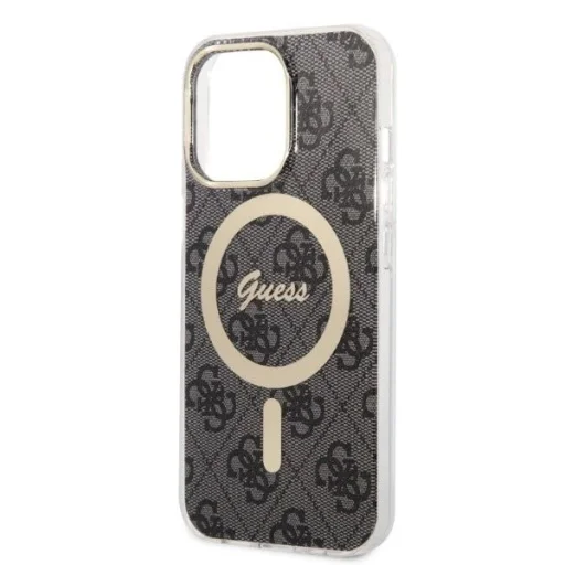 Guess GUBPP13XH4EACSK szett tok és töltő iPhone 13 Pro Max fekete/fekete tok 4G Print MagSafe - 6